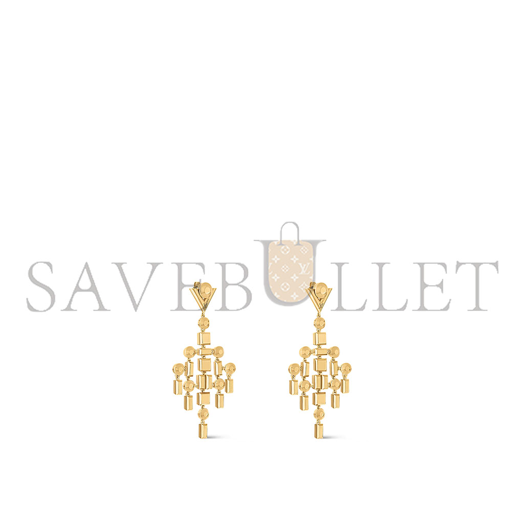 LOUIS VUITTON CHANDELIER EARRINGS M02179